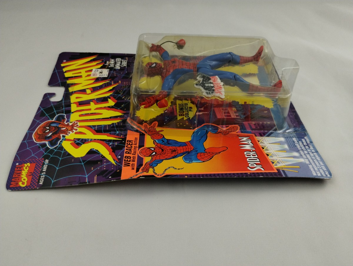 Spider-Man Animated Series Web Racer Toy Biz 1994 Action Figure