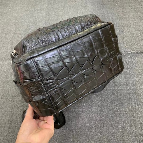 Mochila de cuero de piel artesanal Bolso de hombro Bolso de viaje #B0730 - Imagen 7 de 8