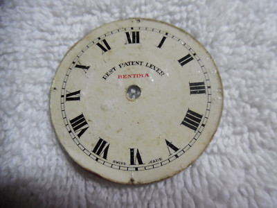 Antique Pocket Watch Face Best Patent Lever Bentima Swiss Made 79-9MMM