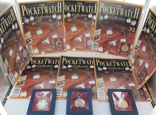 HUGE JOB LOT "The Pocket Watch Collection" Pocket Watches & Booklets. Resale $$
