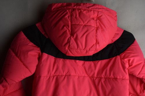 Nike Kids Girls Padded Hooded Puffer Jacket Pink Size 3/4Yrs Outdoor - Picture 7 of 8
