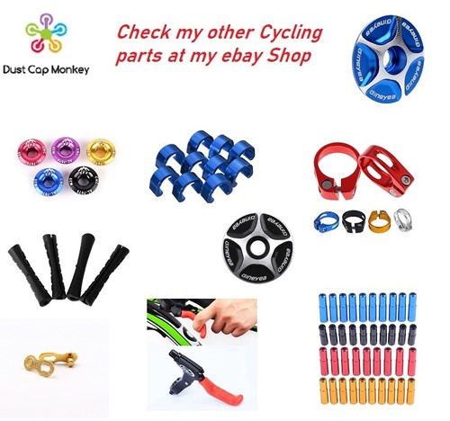 10 x Bike Alloy hose cable C Clips Bicycle Road MTB BMX E-bike UK seller - Picture 2 of 12