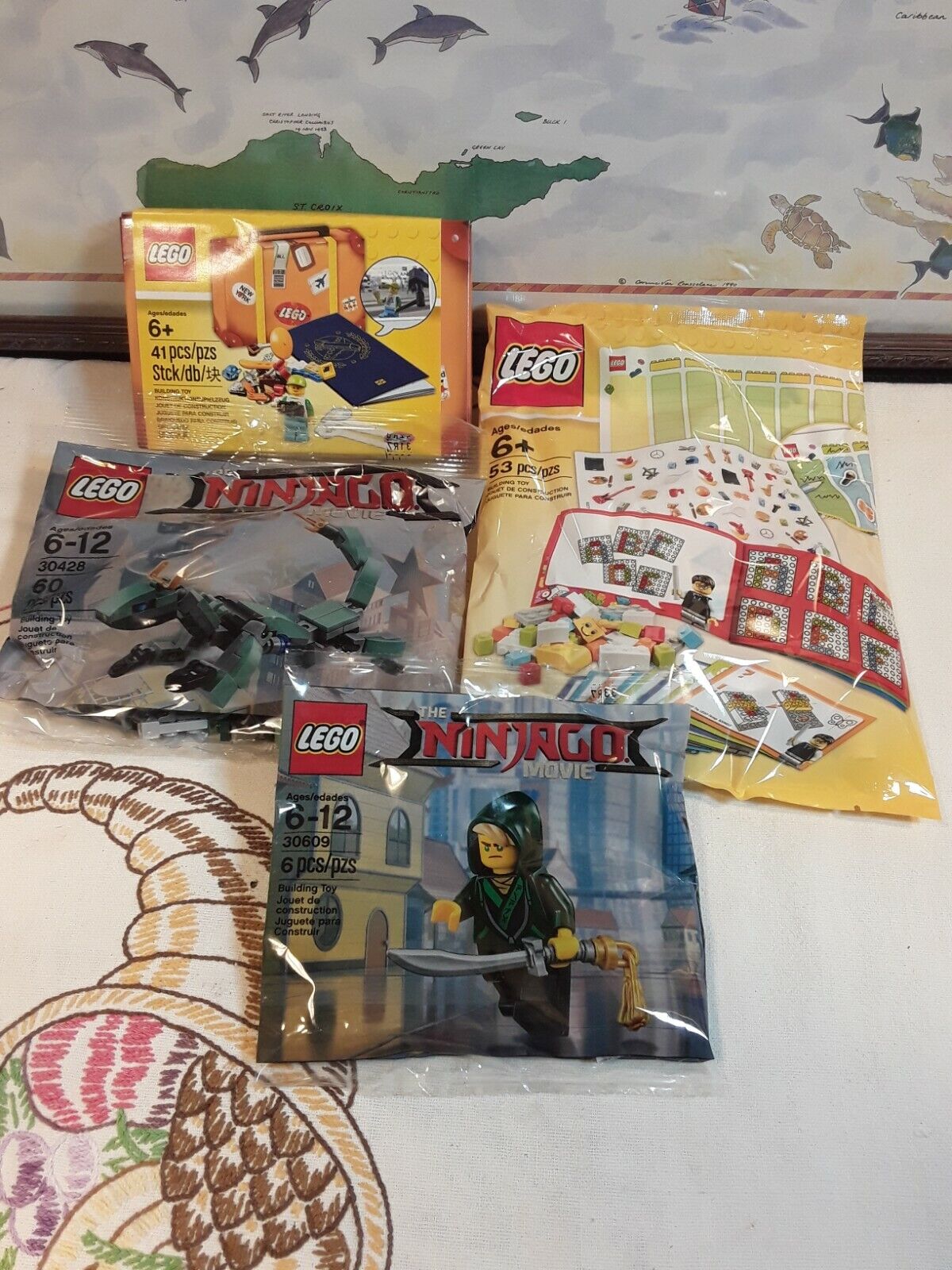 Lot Of 4 New LEGO Packages: 30609, 30428, 5004933, 5004932