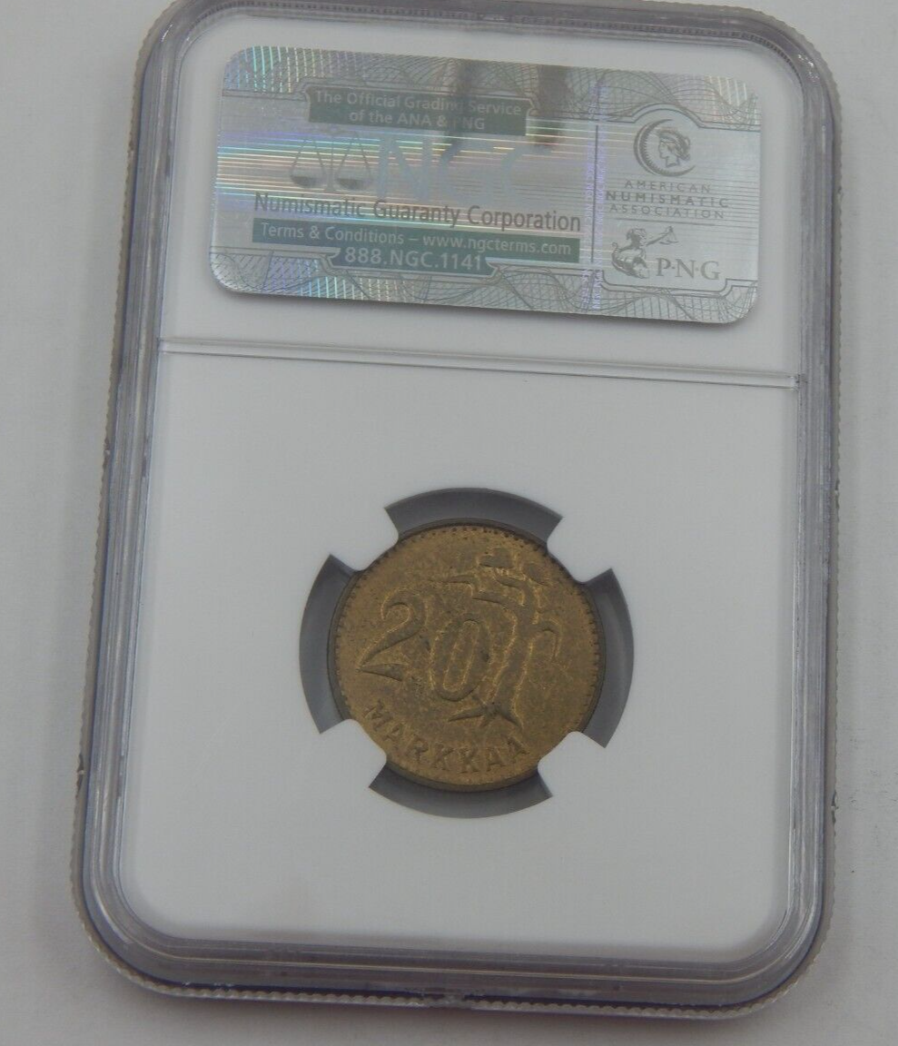 Finland 1952 H 10 Markkaa NGC ms62 1st Year for Type KM# 38 | eBay