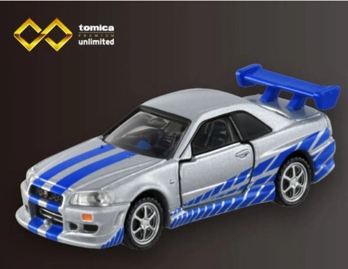 Tomica Premium Unlimited #08 Skyline GT-R FAST & FURIOUS 1:64 Diecast Car BNR34 - Picture 2 of 9
