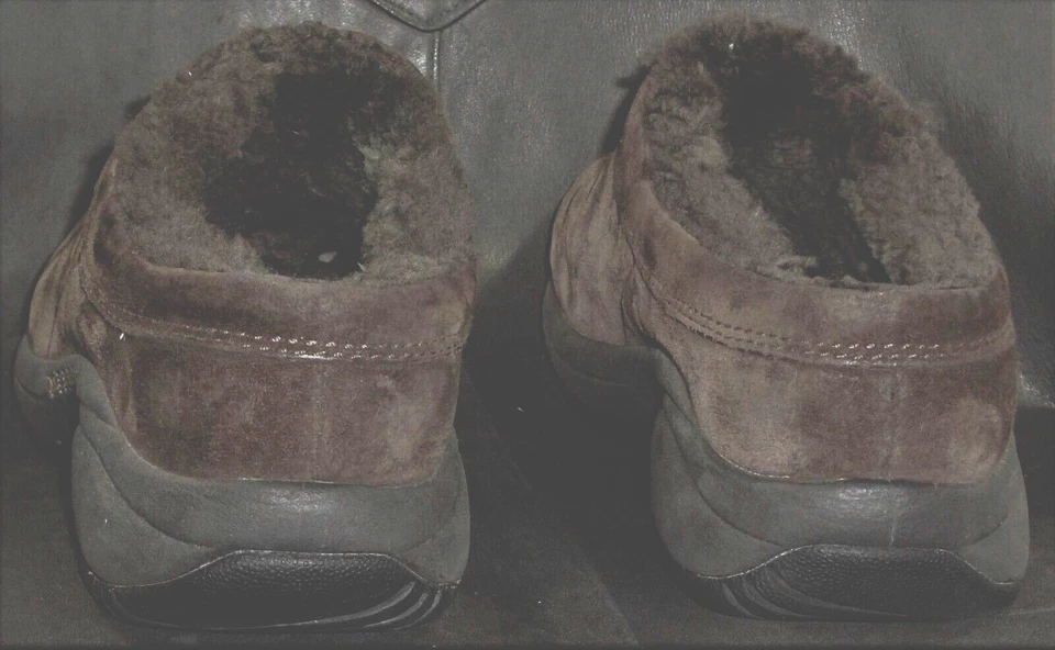 Merrell Encore Ice Mujer Marrón Gamuza Punta Cerrada Mules Zueco Zapatos Talla US 7 Foto 4 de 4