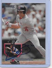 Baseball Card IP auto CHIP HALE 1995 Donruss Minnesota Twins