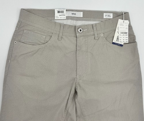 Pantalones de mezclilla Brax Chino estilo Cádiz calce recto verano ligero flexible gris - Imagen 4 de 7