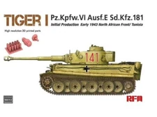 Rye Field 1/35 Tiger I Initial Prod Early 1943 N African Front 5001U *sealed*   