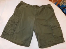 Canyon River Blues Men's Shorts Cargo Walking Casual Short Size 38 Olive GUC
