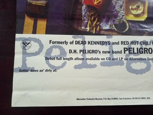 D.H. Peligro Debütalbum CD/LP Alternative Tentacles Records Poster 18" x 24" - Bild 5 von 7