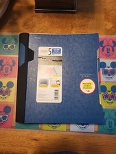 Five Star Advance Spiral Notebook 5-Subject College Ruled 200 Sheets Dividers E