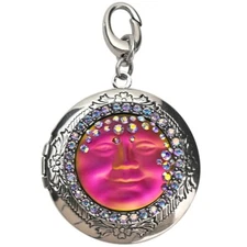 Kirks Folly Goddess Mystic Seaview Moon Love Never Dies Locket Open Ring Charm