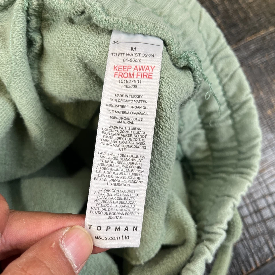 Topman F103605 Rayas Ligero Elástico Cordón Verde Para Hombre Talla M Foto 4 de 4