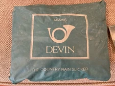 Aramis Devin Country Rain Slicker NWT