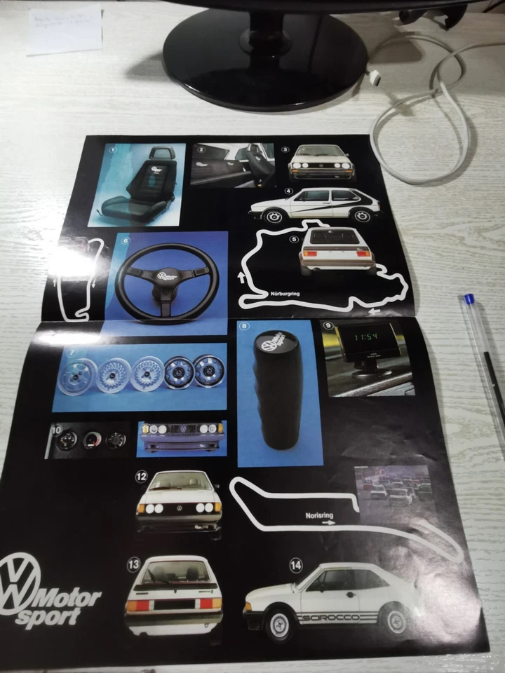 MOTORSPORT VW GOLF ANNI 80 depliant - Immagine 3 di 4