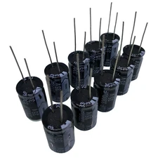 NJ STOCK  10pcs Electrolytic Capacitors 3300uF 35V +105℃ Radial 16 x 26mm