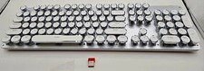 EWEADN TK950 Typewriter Keyboard Wireless Mechanical Keyboard, 104 Keys White