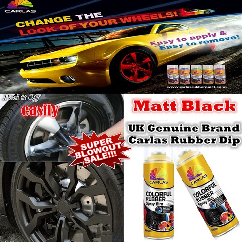 Matte Matt Black Rubber Paint Removable Wheel Rim Rubber Plasti Dip