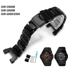 26mm For Casio GW-3500B GW-3000B 2500 Bracelet Stainless Steel Watch Band Strap
