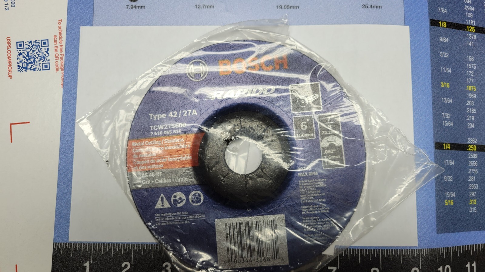 BOSCH TCW27S600 6" 7/8" TYP 42/27A METAL CUTTING/STAINLESS (qty 15)