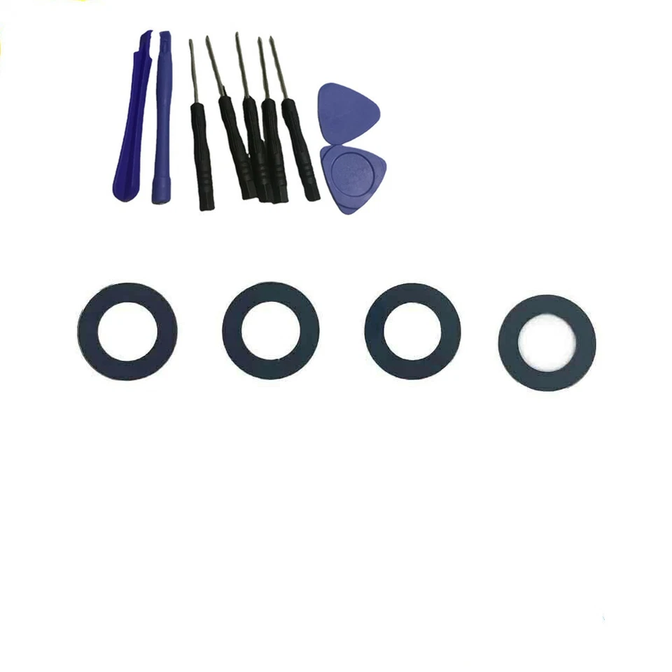 Rear Back Camera Glass Cover Lens for Motorola Moto One 5G XT2075 (Set of 4) - Image 2 of 3