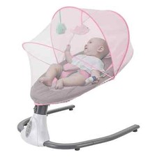 S-Y608 Infant Rocker, Elegant Design,Perfect for Living Rooms and Bedrooms,Pink