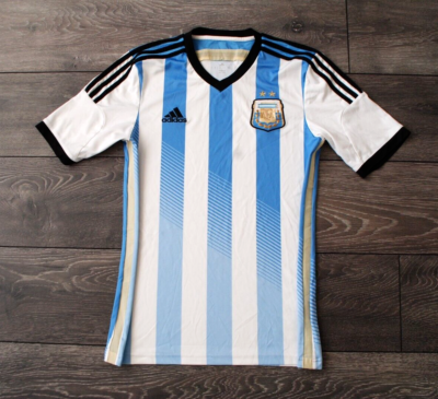 ARGENTINA NATIONAL TEAM 2013/2014 HOME FOOTBALL SHIRT JERSEY