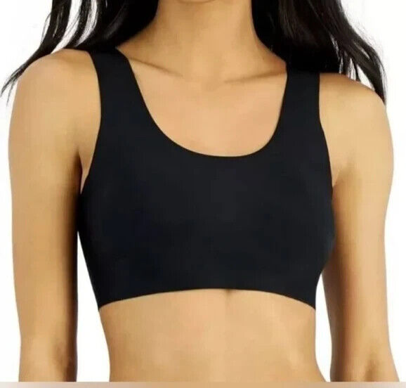 Alfani Intimates Seamless Bralette Size L  -Classic Black--image