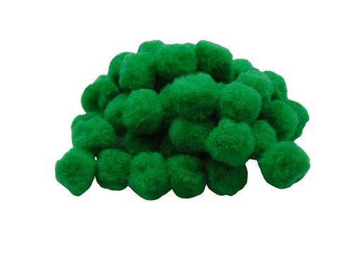 25mm Craft Pom Poms - 2.5cm Fluffy Art Card Making Single or Assorted Colours UK - Picture 6 of 13