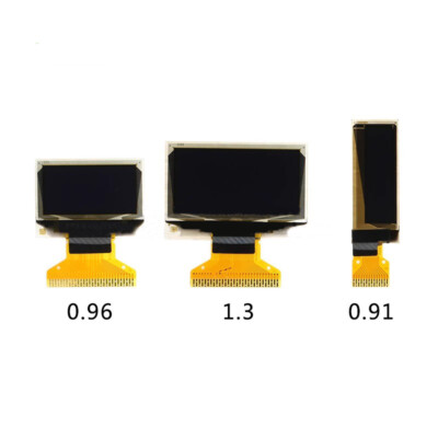 0.91 inch / 0.96inch / 1.3 inch OLED Display Module IIC SPI Interface SSD1306