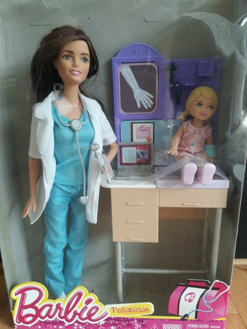 barbie careers pediatrician playset