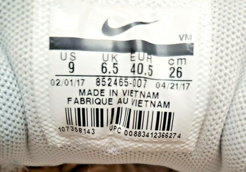 Nike Air Max Womens Size 9 Running Shoes Sequent 2 Light Gray Lace Up Mesh - Picture 5 of 6