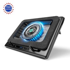 Laptop Cooling Pad 5.5inch Fan Adjustable Speed Touch Control 3 Port USB llano