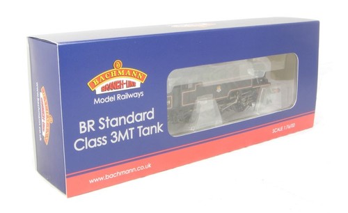 Bachmann OO 31-975 BR liniert schwarz 2-6-2 Std Class 3MT Tanklok 82029 verwittert | Condition: Used