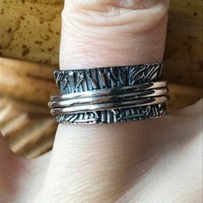 Sterling Silver Band Ring Size 6