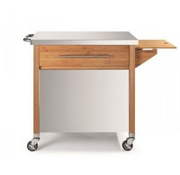 Dm Creation Plancha-Wagen Aus Holz / Edelstahl