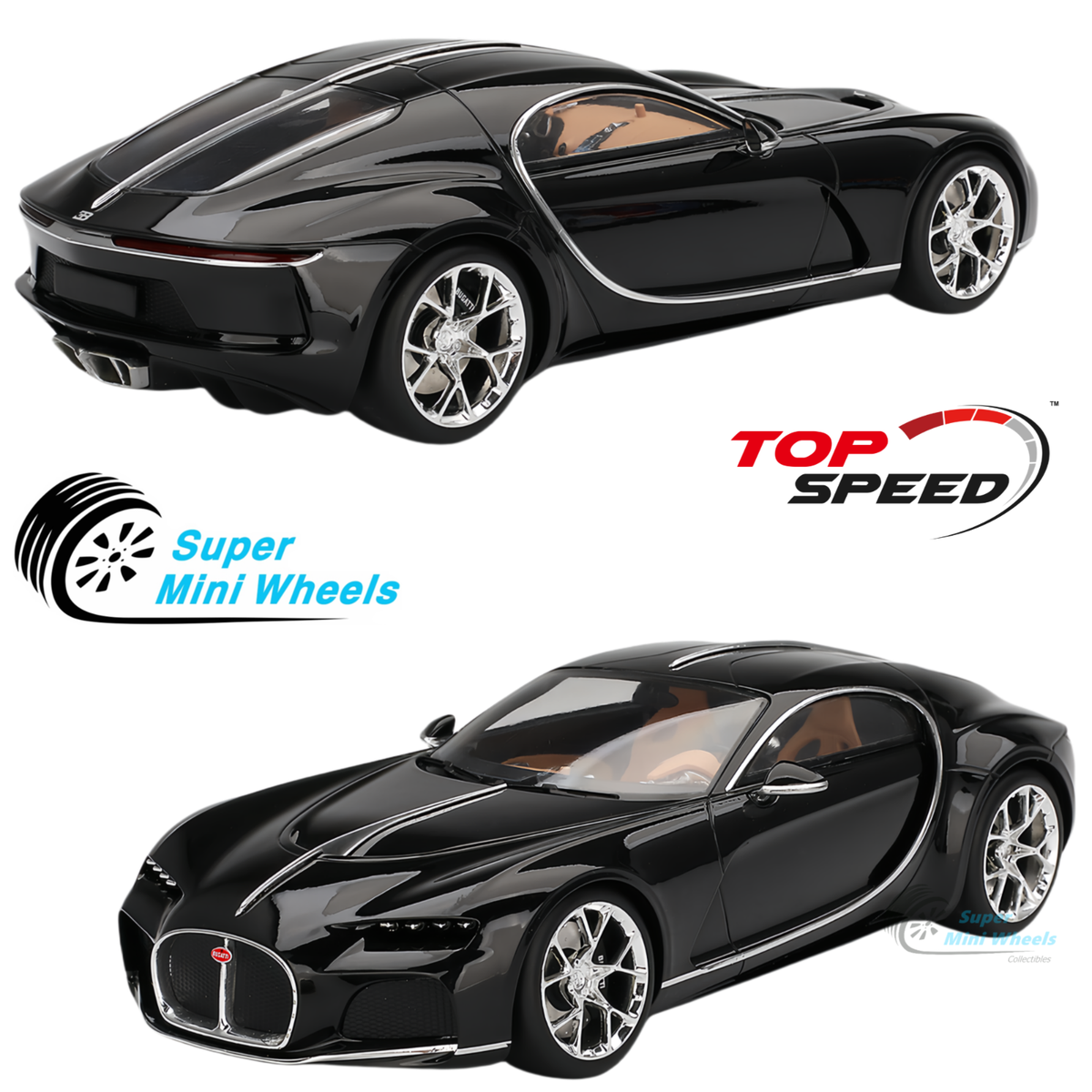 Top Speed 1:18 Bugatti Atlantic Concept Nocturne Black - TS0456 | eBay
