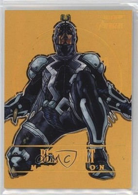 2022 Fleer Ultra Avengers Medallions Gold 118/200 Black Bolt #M-3 1tf2