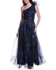 Rene Ruiz Printed Jacquard Ball Gown Women's