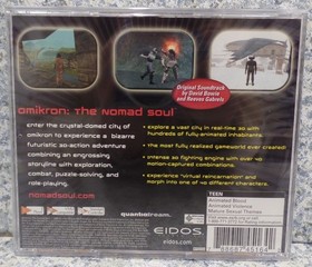 Video Game Sega Dreamcast Omikron The Nomad Soul NEW SEALED Jewel #2