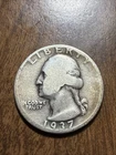 1937 Washington Quarter  Actual Coin Fill That Spot Up