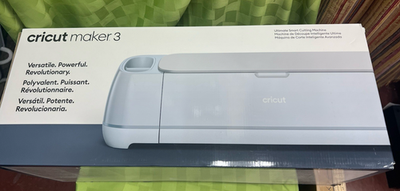 NEW Cricut Maker 3 Die Cutting Machine 2008334 blue MIST Sealed