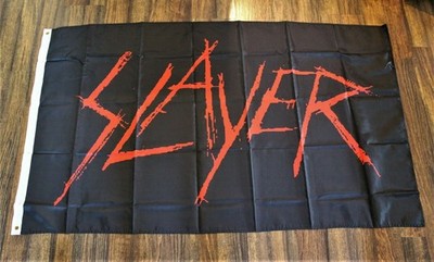 Slayer Banner Flag 3x5 Thrash Heavy Metal Rock Band Music Fan Decor Man Cave