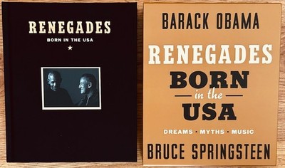 Barack Obama Bruce Springsteen Renegades signed edition book AUTOGRAPHS REMOVED