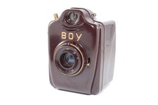 Vintage camera 4x6.5 Bilora Boy Bakelite box camera ref. 112636