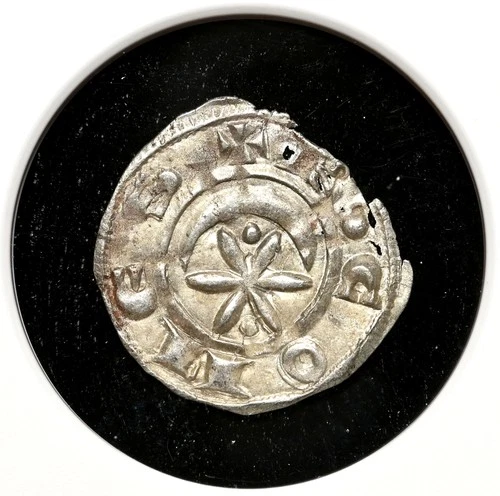 FRANCE, Provence. Raymond V-VII, 1148-1249, Silver Denier, NGC Chipped