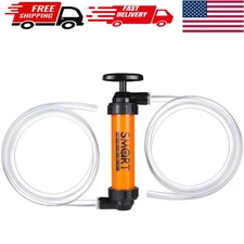 Quick Connect Automotive Siphon Pump - Lightweight & Versatile for All Fluids