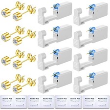 Get the Perfect Ear Piercing with 24Pcs Premium Ear Piercing Kit - Includes 8 CZ