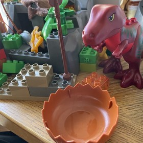 Lego Duplo 5598 - Dino Valley Set - Missing Some Parts- RARE! - See Notes